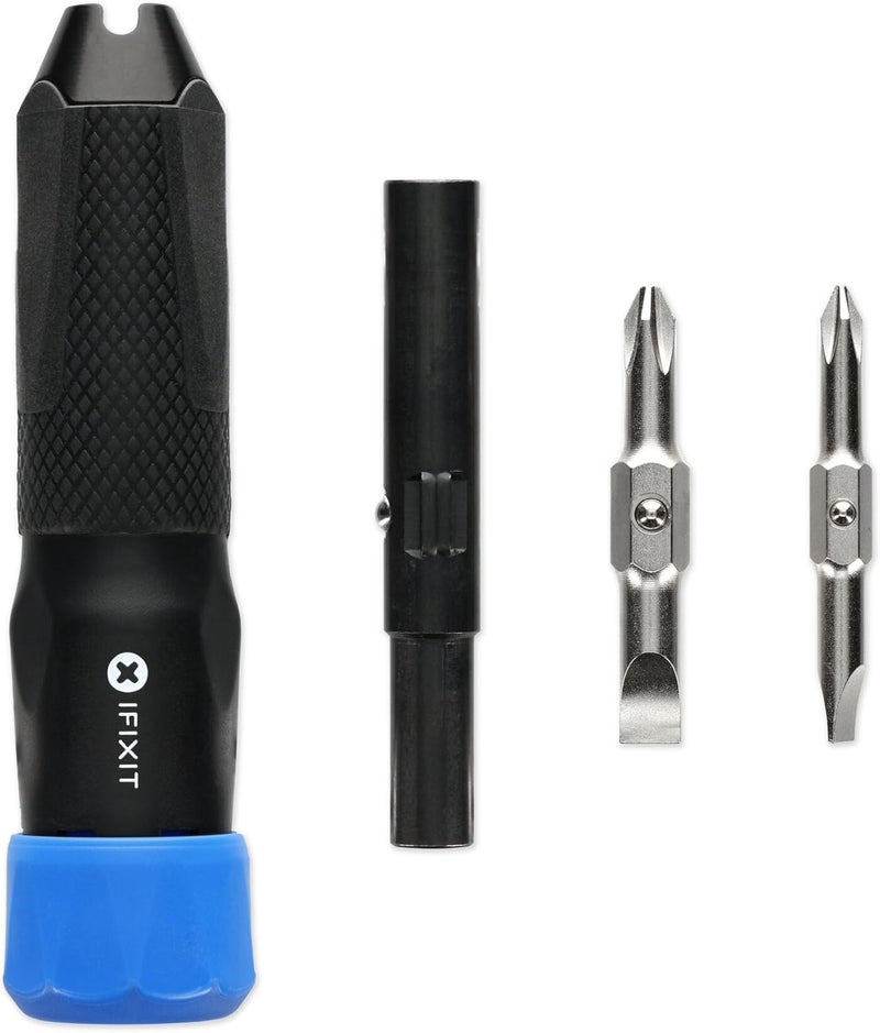 iFixit Narwhal Driver - 6-in-1 Screwdriver Phillips, Flathead, Nut Bits for Household DIY and Electronics Repair - Image 2